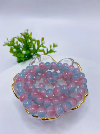 100 PCS/Package Glass Solid Color Beads