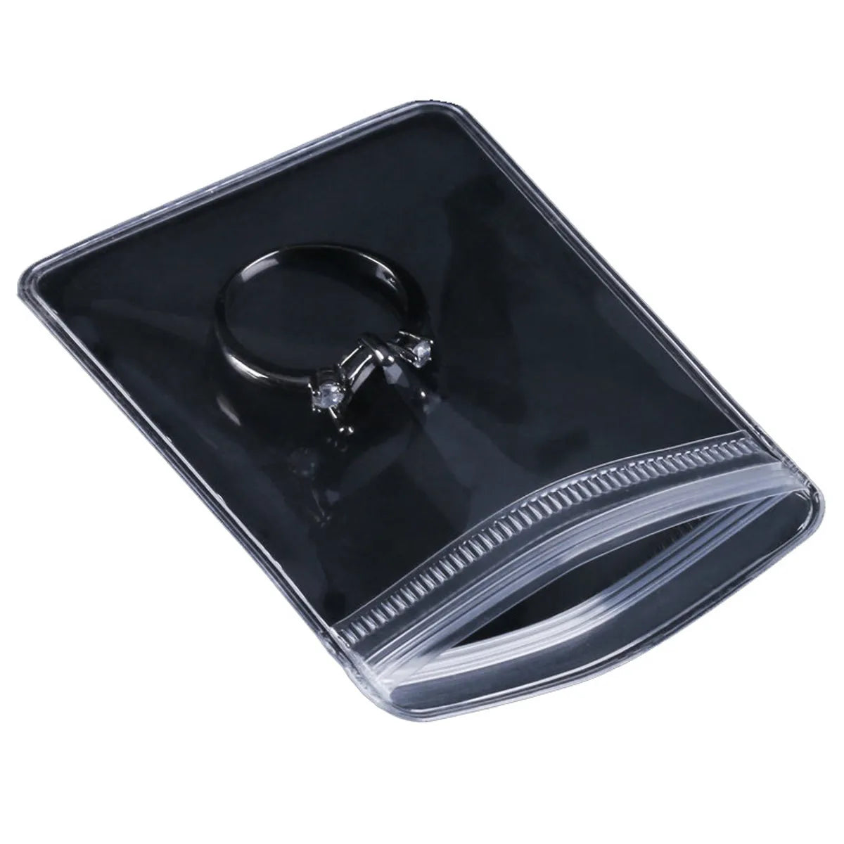 100 PCS/Package PVC Simple Style Classic Style Holiday Daily Transparent Jewelry Packaging Bags