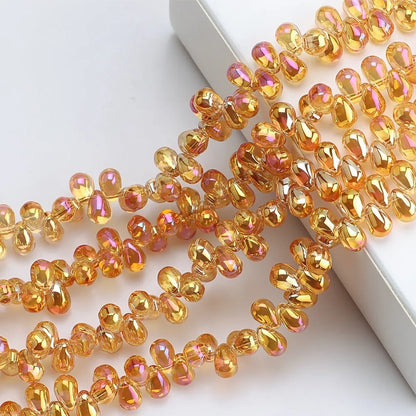 100 PCS/Package 6 * 10mm Glass Water Droplets Beads