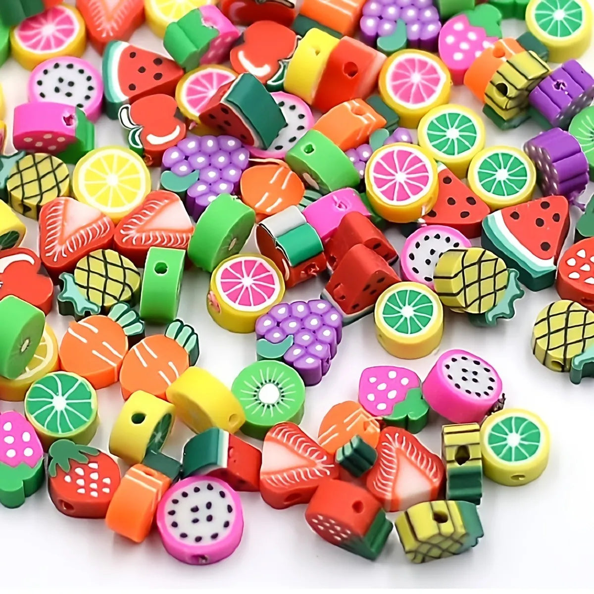 1 Piece Soft Clay Fruit Beads