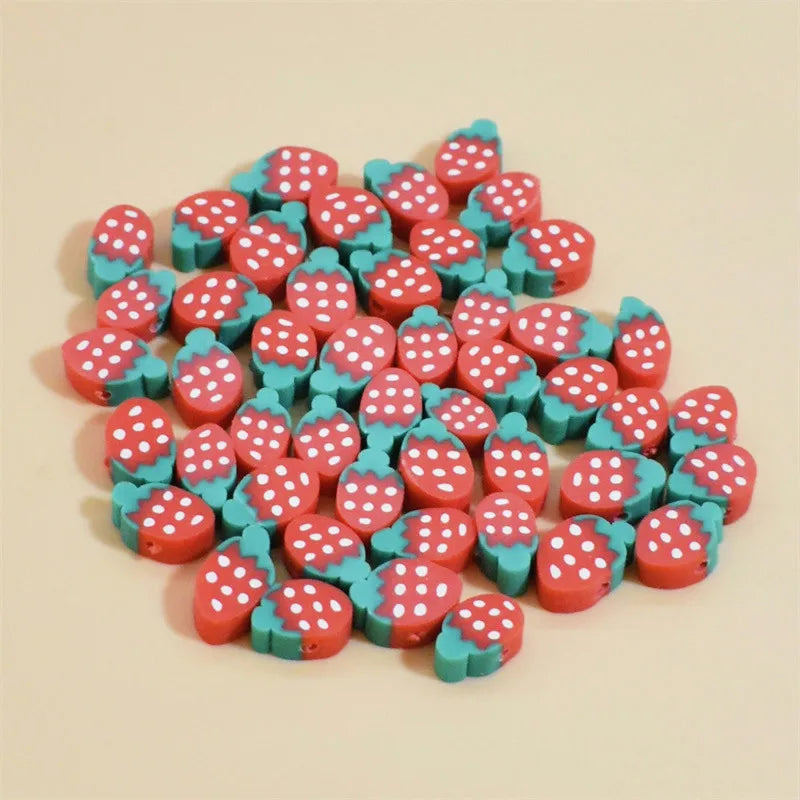 1 Piece Soft Clay Fruit Beads