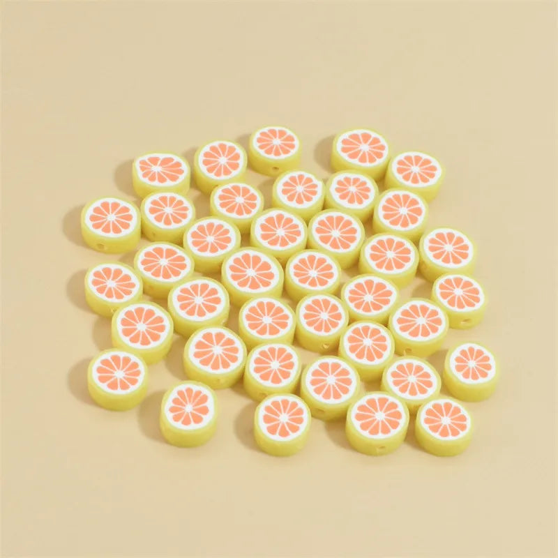 1 Piece Soft Clay Fruit Beads