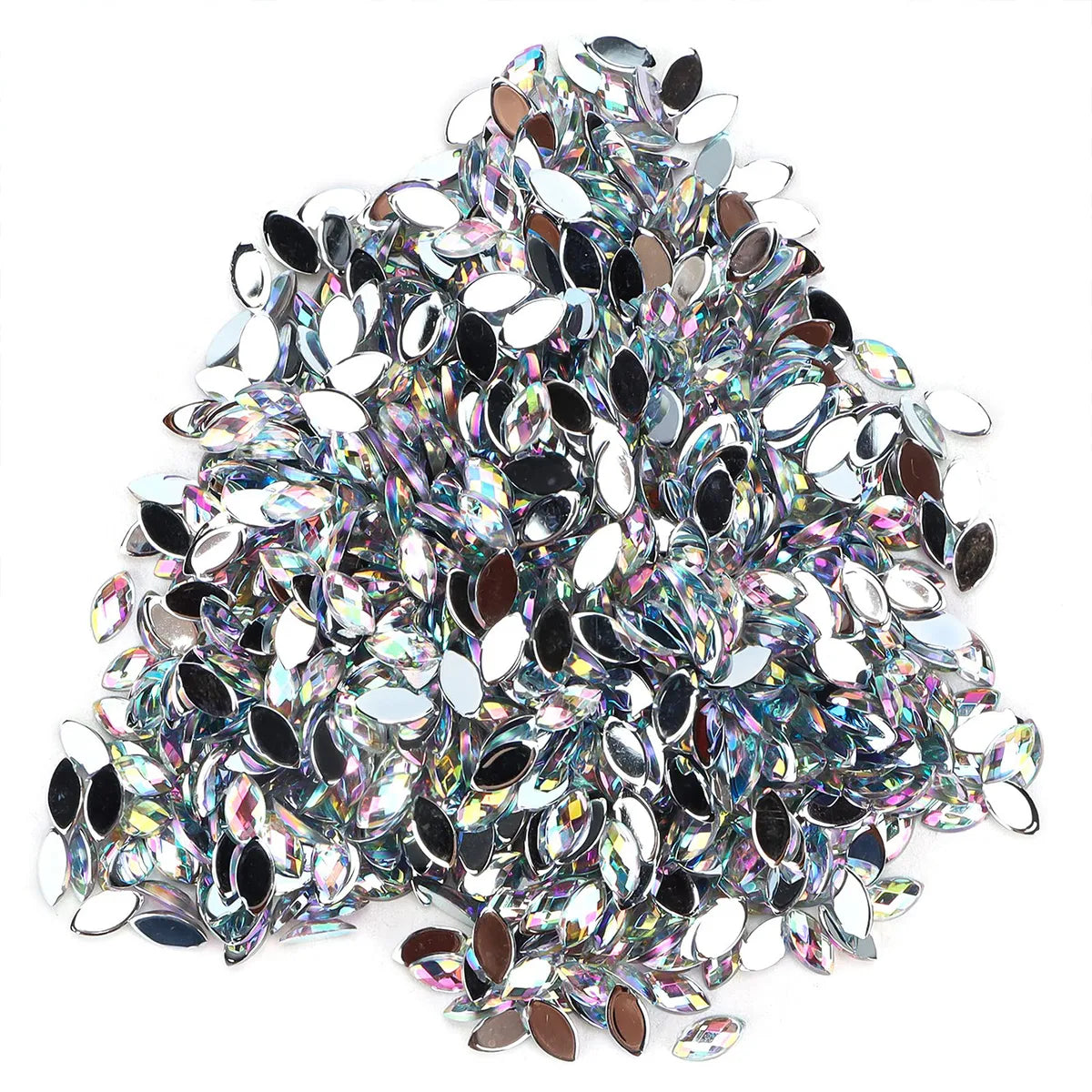 1000 Pieces Per Pack 2000 Pieces Per Pack 500 Pieces Per Pack Arylic Rhinestone Geometric