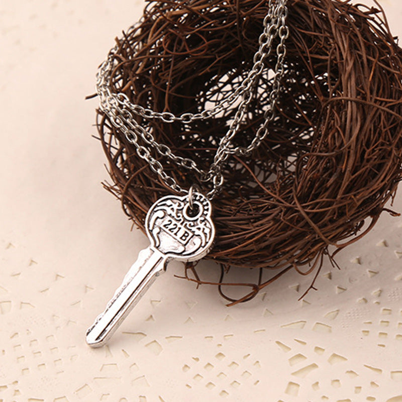 New Fashion Key Retro Necklace Wholesale