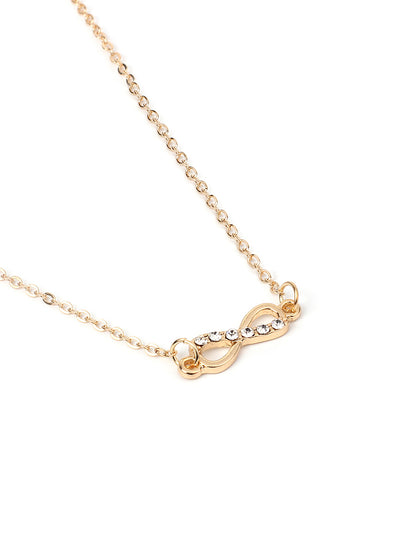 Fashion Hollow Bow Diamond Necklace Bracelet Anklet