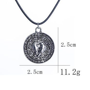 New Fashion Engraving Bird Retro Pattern Pendant Necklace Wholesale