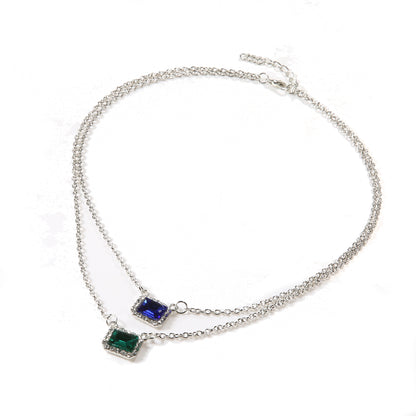 New Chain Set Fashion Popular Rhinestone Chain Multi-layer Necklace Accessories Wholesale