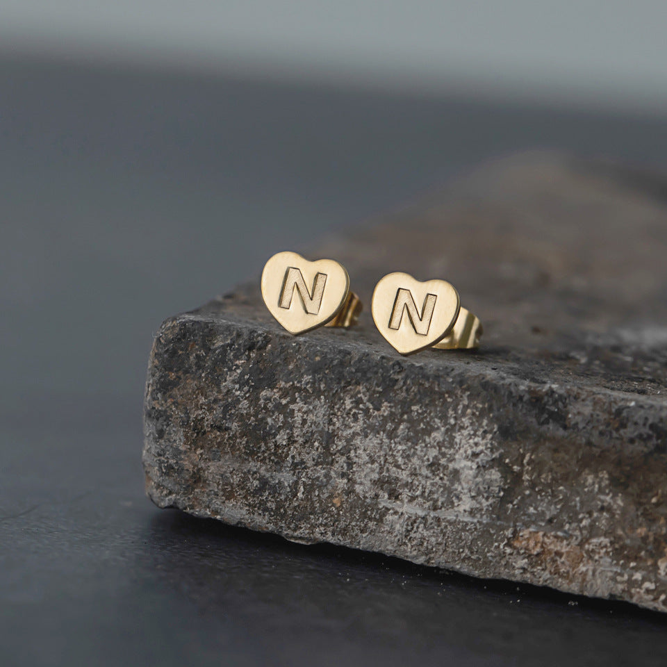 New English 26 Letters Earrings