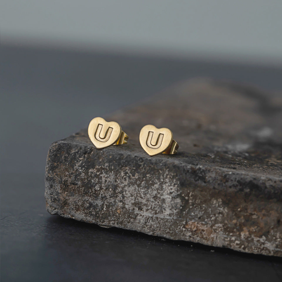 New English 26 Letters Earrings