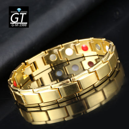 1 Piece Fashion Geometric Metal Plating Men's Bracelets