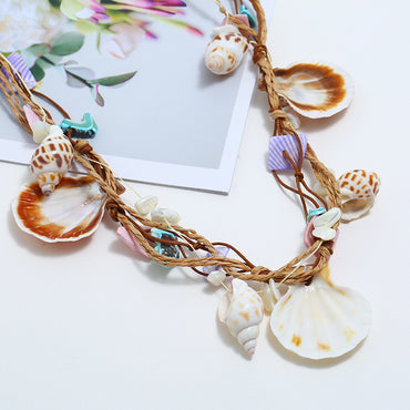 Hawaiian Beach Starfish Shell Alloy Shell Wholesale Necklace