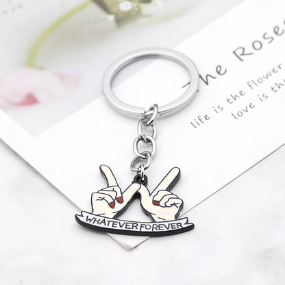 Explosion Keychain Valentine's Day Gift Gesture W Forever Forever Keychain Wholesale Gooddiy