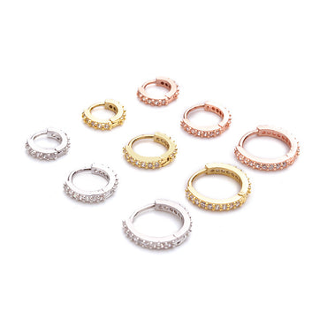 Simple Style Geometric Copper Earrings