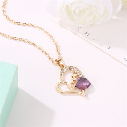 New Jewelry Three-piece Suit Fashion Trend Jewelry Love Necklace Earring Ring Suit Wholesale