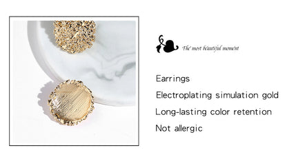 Fashion Geometric Ball Alloy Earrings Wholesale