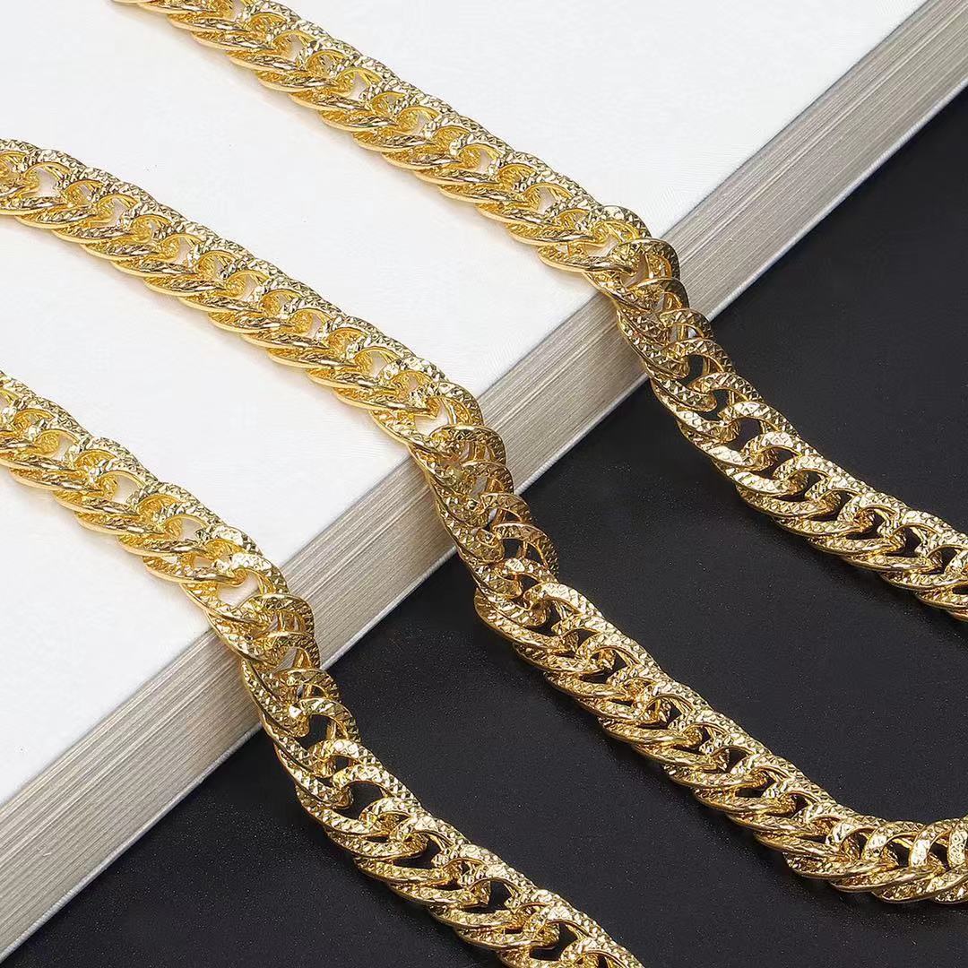 Hip Hop Aluminum Chain Clavicle Necklace