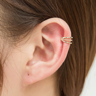 New Fashion Geometric Single Non-pierced Ear Bone Clip Retro Earrings Wholesale