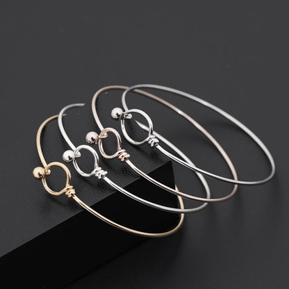 Bracelet Fashion New Simple Simple Wild Creative Diy Jewelry Metal Openable Bracelet