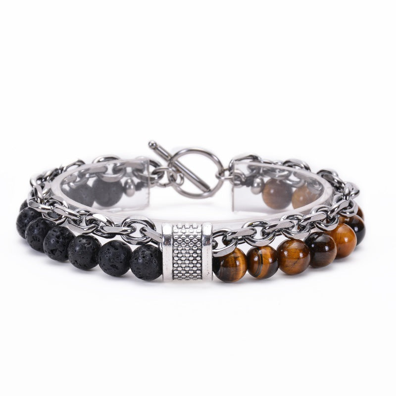 Fashion Geometric Natural Stone Handmade Bracelets 1 Piece