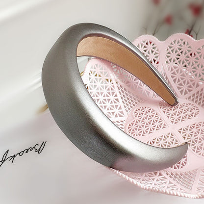 Leather Wide-sided Sponge Headband