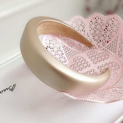 Leather Wide-sided Sponge Headband