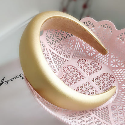 Leather Wide-sided Sponge Headband