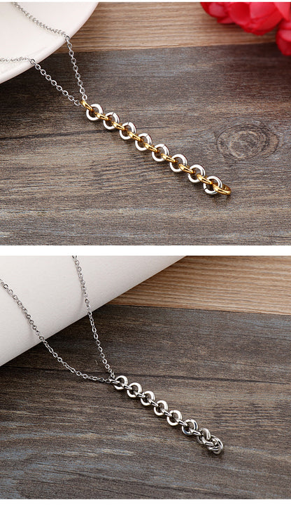 Wholesale Simple Pendent Stainless Steel Necklace Gooddiy