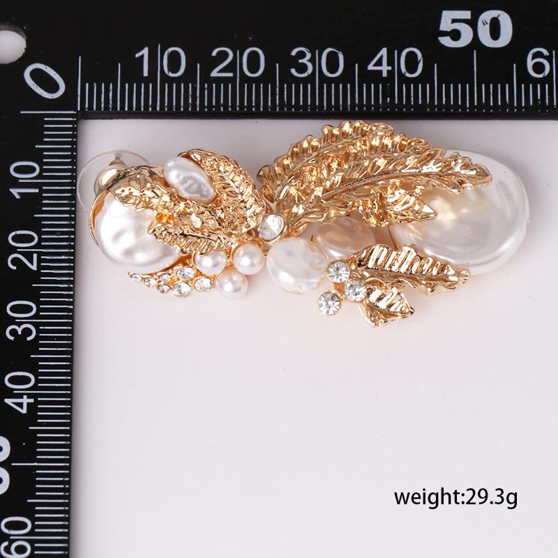 Fashion Gold-plated Retro Earrings Pearl Drop Earrings