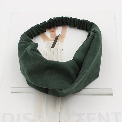 Womens Water Droplet Cross Elastic  Cloth Hair Accessories Nhof121143