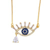 Creative Fashion Shiny Full Zircon Necklace Nhas130643