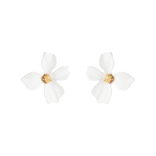 Sweet Flowers Stud Earrings Nhln143534