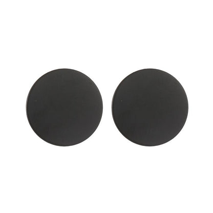 Simple Style Round Plating Alloy No Inlaid Earrings Ear Studs