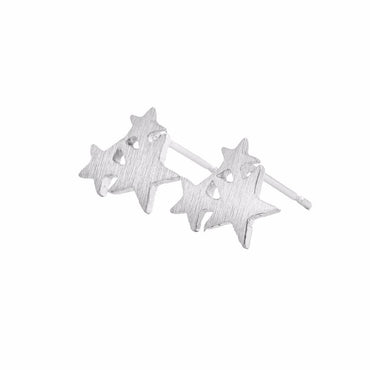 Stylish And Simple Three-pointed Star Stud Earrings Nhcu146672