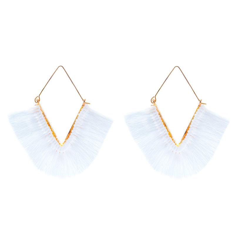 Fashion Exaggerated Geometric Tassel Earrings Nhdp149052