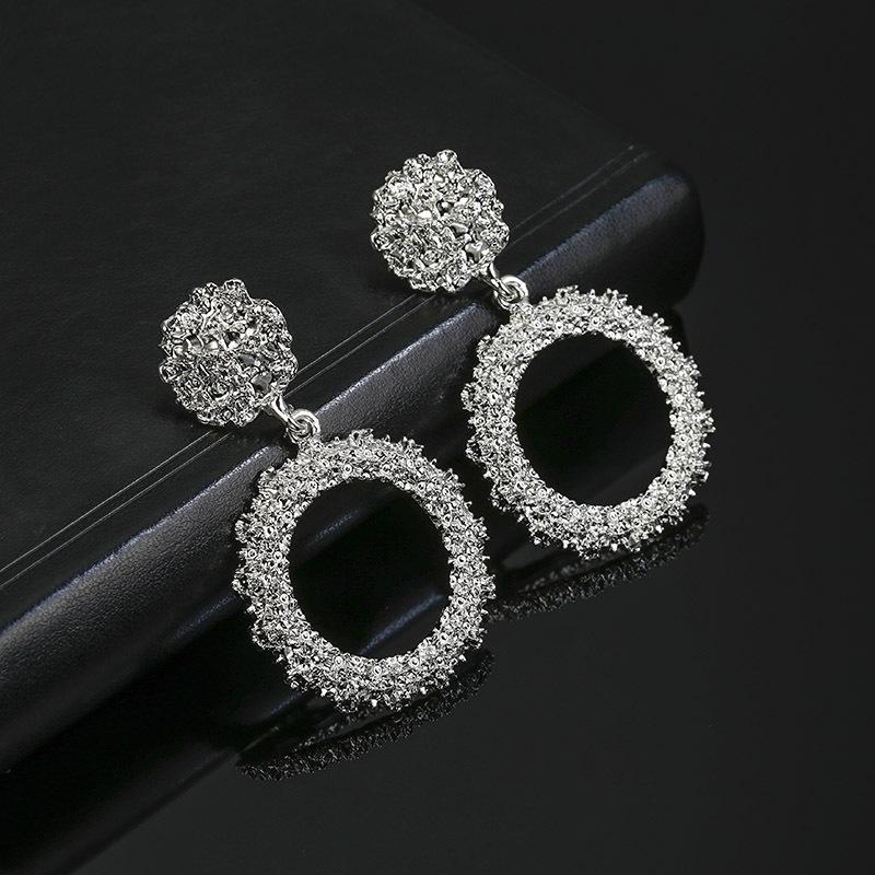 Fashion Alloy Geometric Round Heart Earrings Nhpf151942