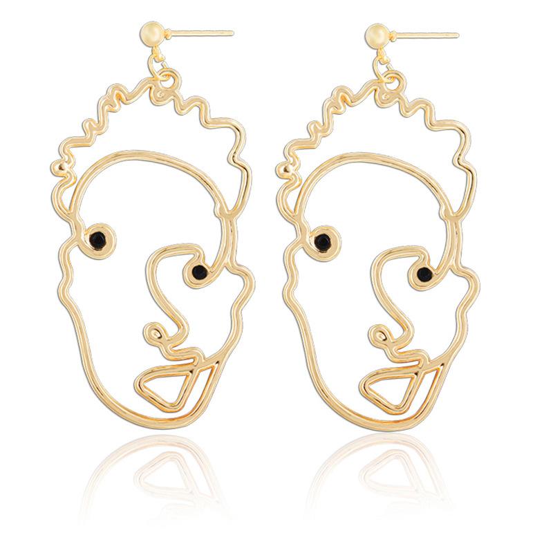 Face Mask Fashion Abstract Earrings Nhdp156848