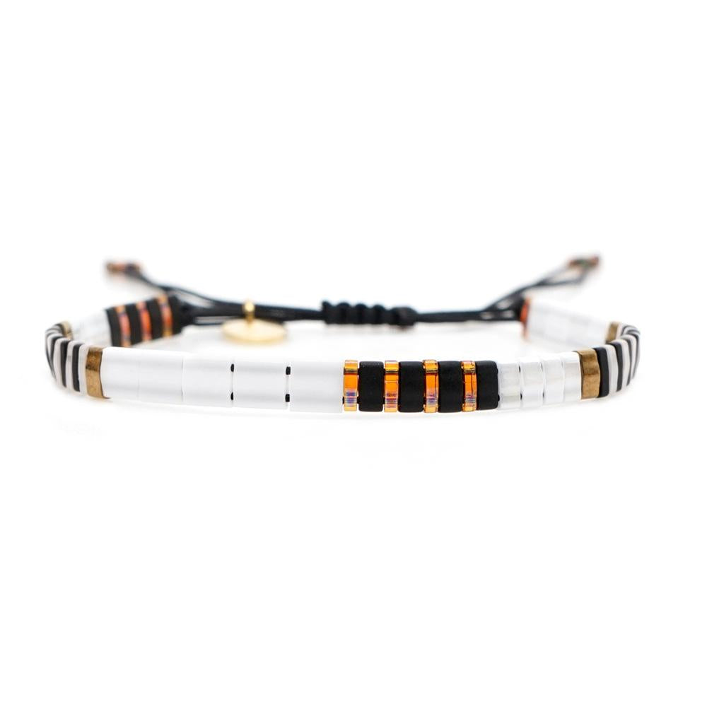 Woven Japanese Rice Beads Bracelet Nhgw156849