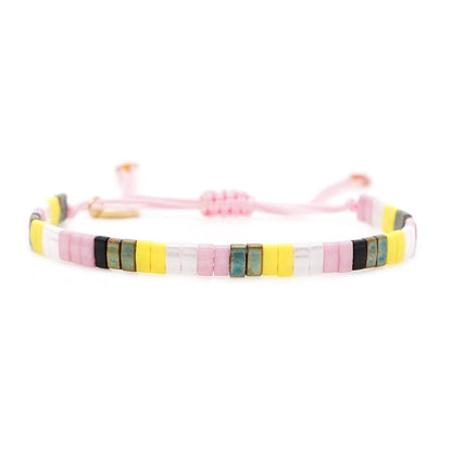 Woven Japanese Rice Beads Bracelet Nhgw156849