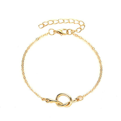 Simple Style Geometric Alloy No Inlaid Women's Bracelets Anklet