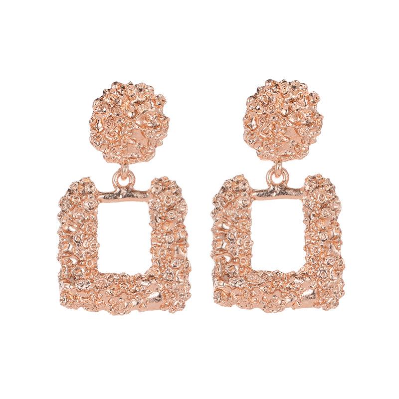 Simple Style Geometric Plating Alloy No Inlaid Earrings Ear Studs