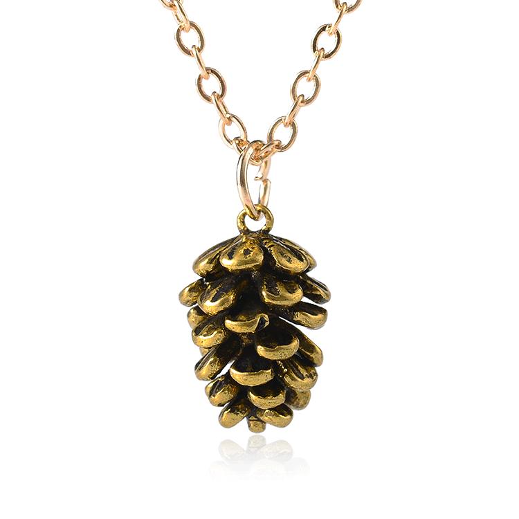 Fashion Pine Nuts Specimen Necklace Fashion Item Wholesale