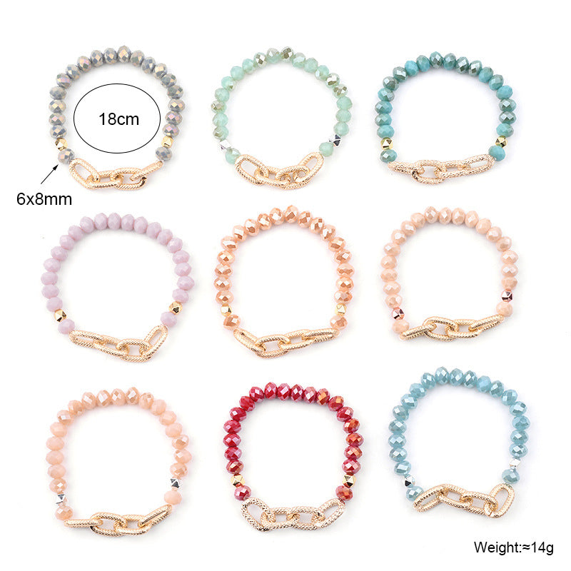 1 Piece Fashion Geometric Crystal Women's Bracelets