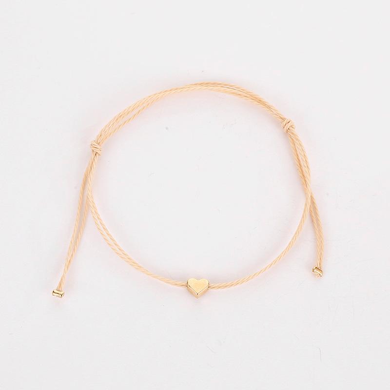 Heart Alloy Plating No Inlaid Women'S Bracelets