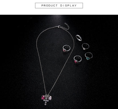 Fashion Geometric Alloy Plating Artificial Gemstones Women's