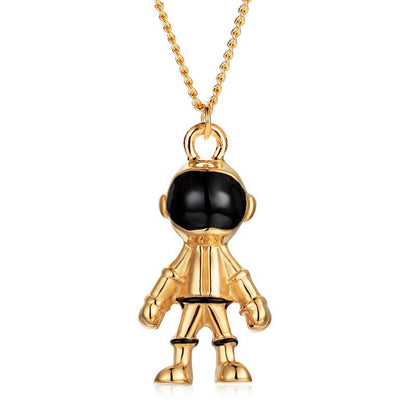 New Fashion Hip Hop Necklace Astronaut Necklace Yiwu Gooddiy Wholesale