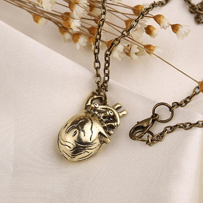 New Fashion Anatomical Heart Pendant Necklace Wholesale