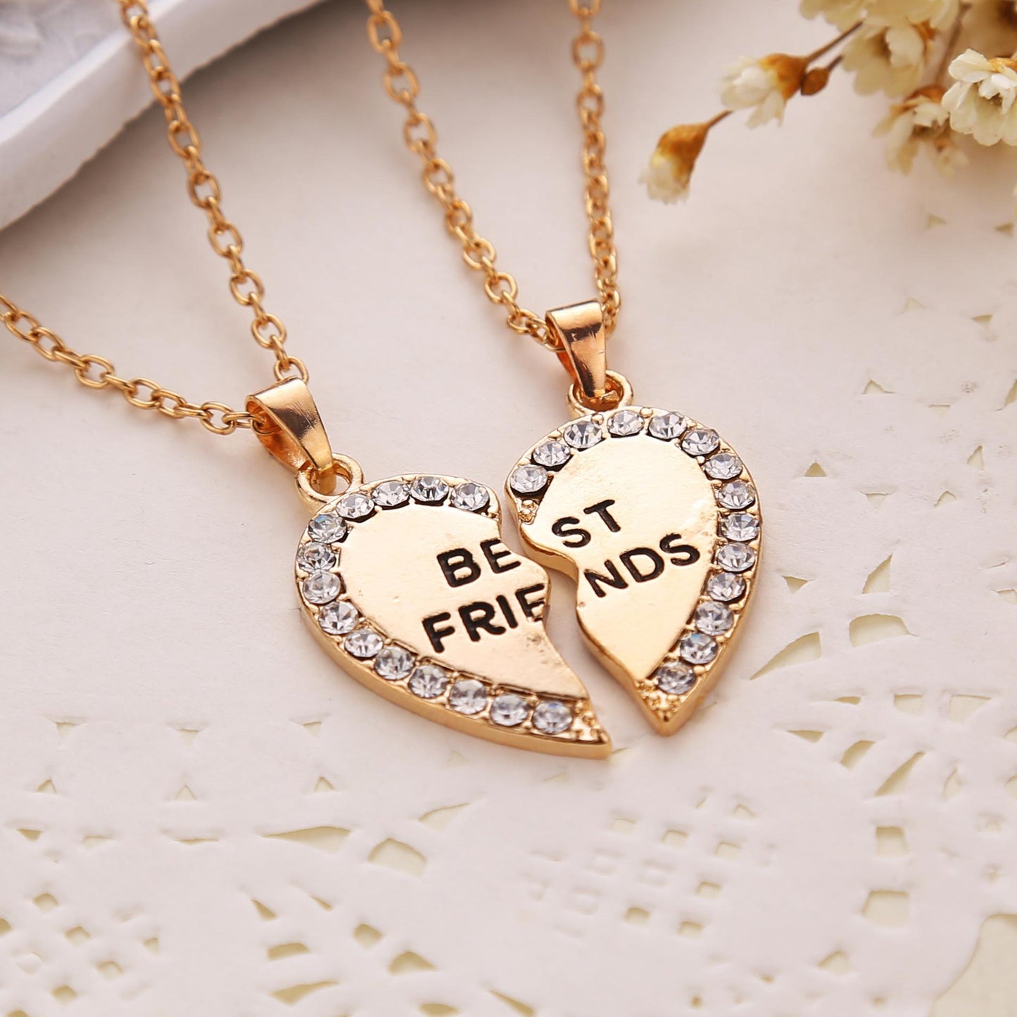 Popular Jewelry Fashion Letters Best Friends Good Friends Necklaces Selling Necklaces Wholesale