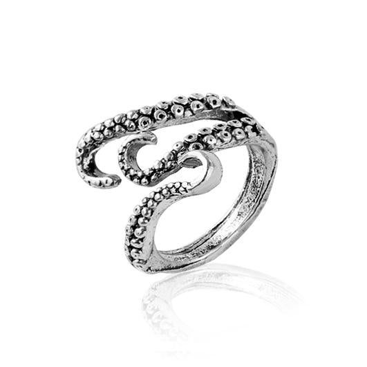 New Fashion Retro Octopus Ring Alloy Joint Ring Wholesale