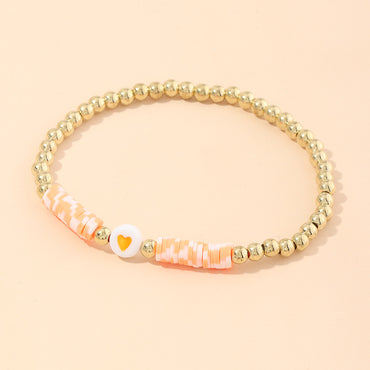 Bohemian Bracelet Gooddiy Wholesale Colored Soft Ceramic Bracelet Wild Love Bead Bracelet Friendship Rope