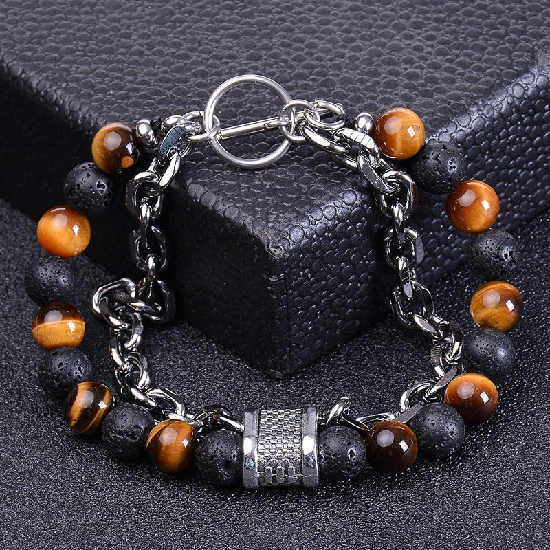 Fashion Geometric Natural Stone Handmade Bracelets 1 Piece